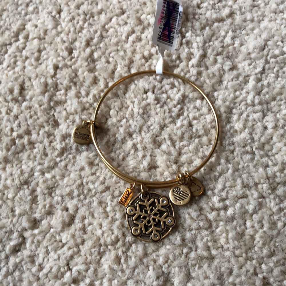 Gold Alex and Ani bracelet